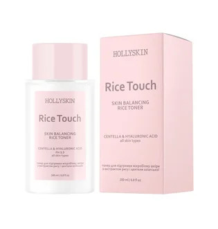Skin toner HollySkin Rice Touch, 200 ml