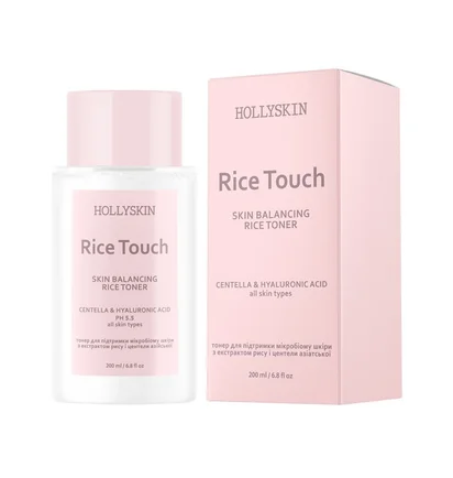 Тонер для кожи HollySkin Rice Touch, 200 мл