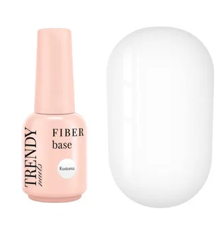 База для гель-лаку Trendy Nails Fiber Base, Eustoma, HEMA/TPO free, 15 мл