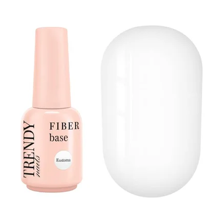 База для гель-лаку Trendy Nails Fiber Base, Eustoma, HEMA/TPO free, 15 мл