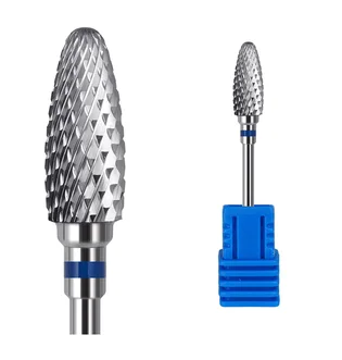 Frez z węglika spiekanego Kraken Nails, stożek, niebieski, 6 mm