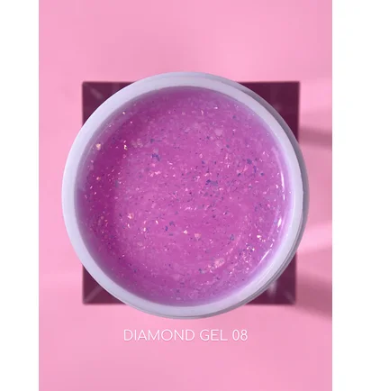 Гель для наращивания Luna Moon Diamond #8, 15 мл