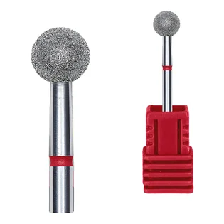 Diamond Drill Bit Kraken Nails, ball, with red notch, 7.0×6.9 mm