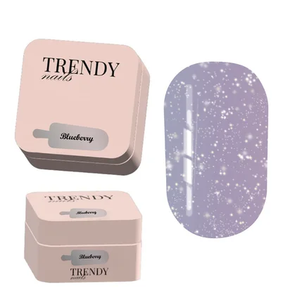 Гель-суфле для моделювання Trendy Nails Souffle Gel, Blueberry, HEMA/TPO free, 15 мл