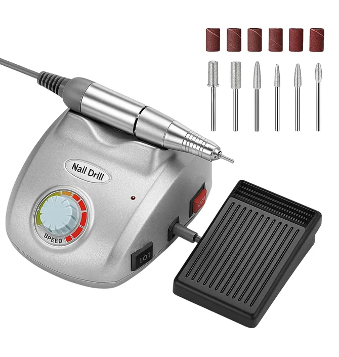 Набір фрезера з фрезами для манікюру Nail Drill JMD-203
