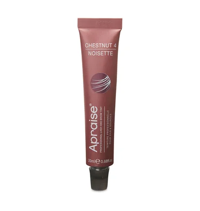 Farba do brwi i rzęs Apraise Vegan & PPD Free Chestnut #4, 20 ml