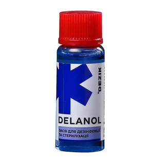 Засіб для дезінфекції та стерилізації інструментів Delanol Dezik, 20 мл