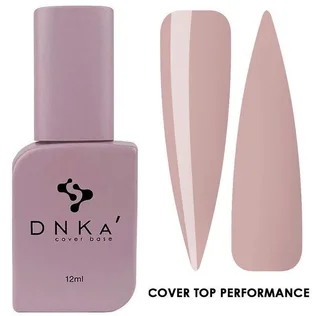 Камуфлюючий топ для нігтів без липкого шару DNKa' Cover Top Performance, 12 мл