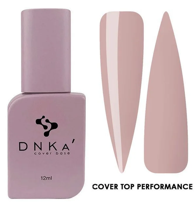 Камуфлюючий топ для нігтів без липкого шару DNKa' Cover Top Performance, 12 мл