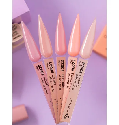 Акрил-гель для нігтів DNKa' Liquid Acrygel #0022 Pink Puff, банка, 15 мл