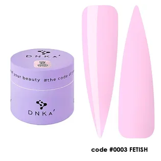 Гель-желе для нарощування нігтів DNKa' Jelly Gel #0003 Fetish, 15 мл
