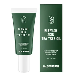 Олія чайного дерева для проблемних ділянок шкіри Mr.Scrubber Blemish Skin Tea Tree Oil, 15 мл
