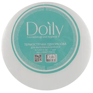 Thermal tape Doily for hair coloring, white, 0.1×50 m