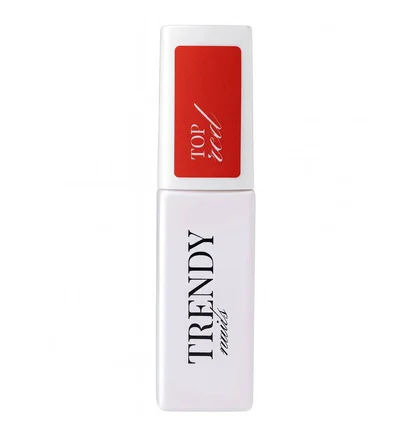 Топ для гель-лаку Trendy Nails Top Color Red HEMA/TPO free, 8 мл