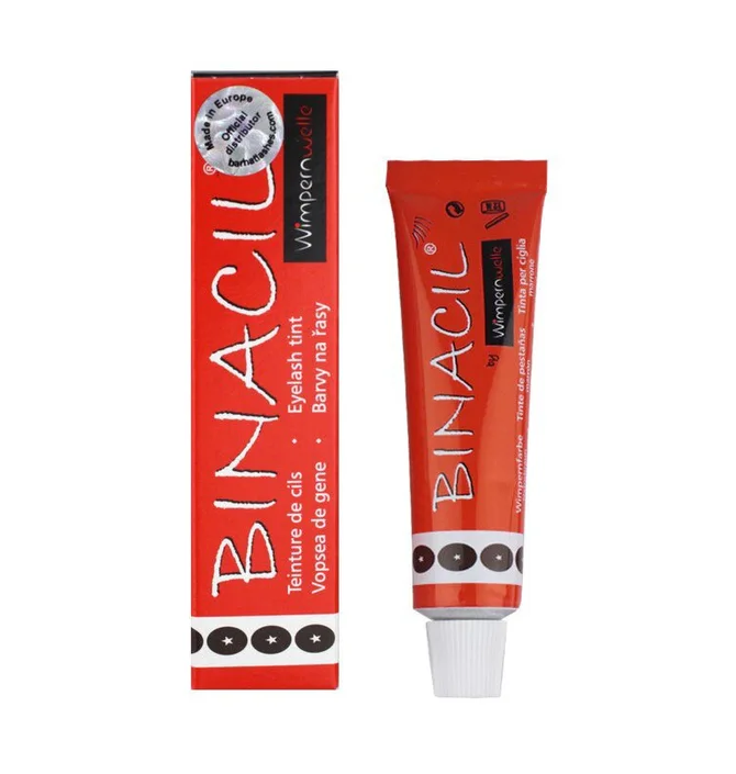 Краска для бровей и ресниц Binacil Natural Brown, 15 мл