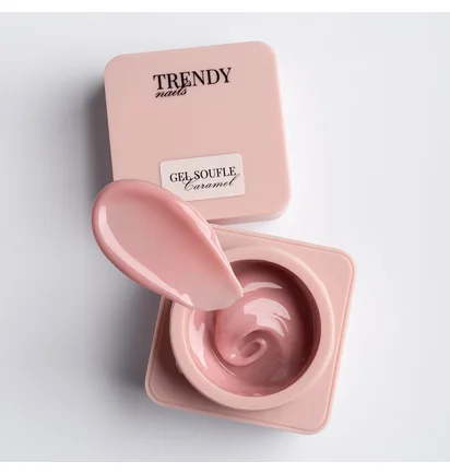 Гель-суфле для моделювання Trendy Nails Souffle Gel, Caramel, HEMA/TPO free, 15 мл