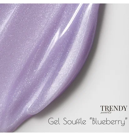 Гель-суфле для моделювання Trendy Nails Souffle Gel, Blueberry, HEMA/TPO free, 15 мл
