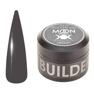 Żel-galaretka do przedłużania paznokci Moon Full Builder #41, antracyt, 30 ml