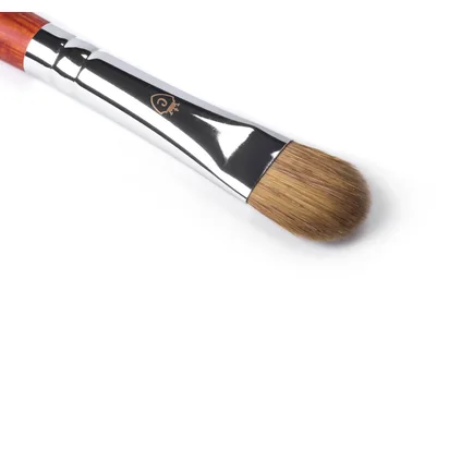 Пензель для нанесення тіней CTR W0146, ворс соболя, червоний