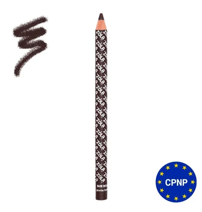 Пудровий олівець для брів ZOLA Powder Brow Pencil, Dark Brown