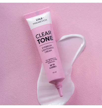 Krem do rozjaśniania brwi ZOLA x Makarevich Clear Tone, 15 ml