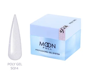 Полігель Moon Full для нарощування нігтів Poly Gel #SQ14, 30 мл