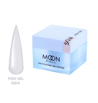 Полігель Moon Full для нарощування нігтів Poly Gel #SQ14, 30 мл