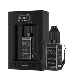 Permanent Makeup Pigment Nude Blush Brows Nano, Espresso, 10 ml