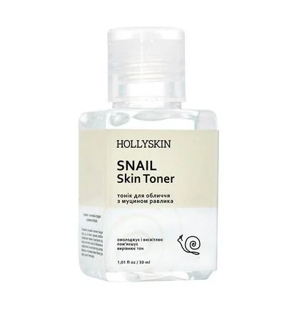 Тоник для лица HollySkin Snail Skin, 30 мл