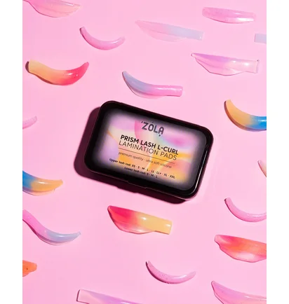 Валики для ламінування ZOLA Prism Lash L-Curl, для верхніх та нижніх вій, 11 пар