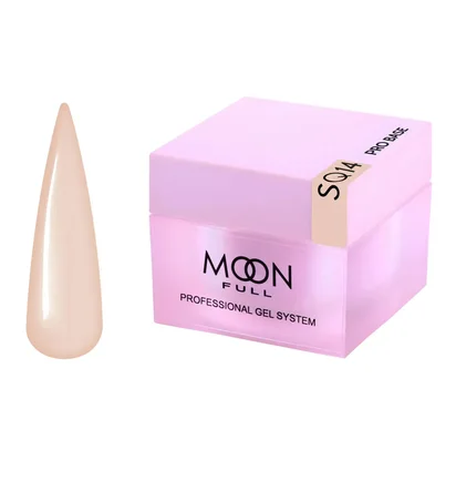 Gel Polish Base Moon Full Nude Pro #SQ14, 30 ml