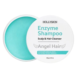 Ензимний шампунь-паста для шкіри голови та волосся HollySkin Angel Hair, 100 г