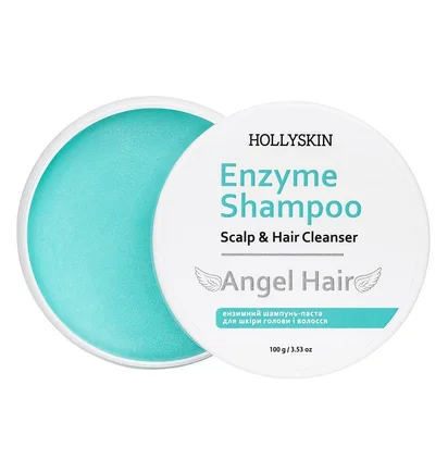 Ензимний шампунь-паста для шкіри голови та волосся HollySkin Angel Hair, 100 г