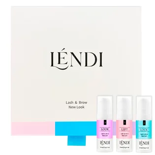 Набір засобів для ламінування вій та брів Lendi Lash&Brow New Look, 3×10 мл