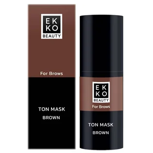 Тонувальна маска для брів Ekko Beauty, коричнева, 10 мл
