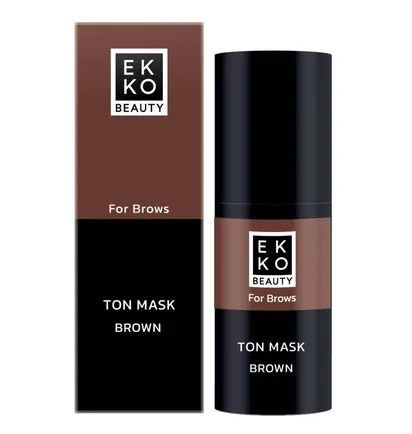 Tinting mask for eyebrows Ekko Beauty, brown, 10 ml