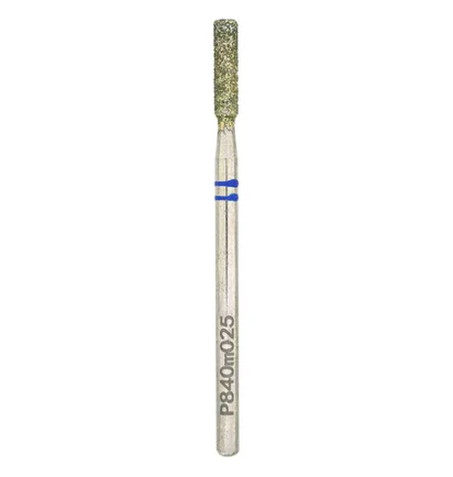 Diamond Nail Drill Bit Nisima, Cylinder P840m025, 2.5 mm, blue