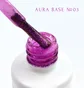 База-хамелеон з шиммером для нігтів Adore Professional Aura Base №03, малинова, 8 мл