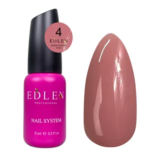 Акрил-гель для нігтів Edlen Water Acrygel Nude #04, 9 мл