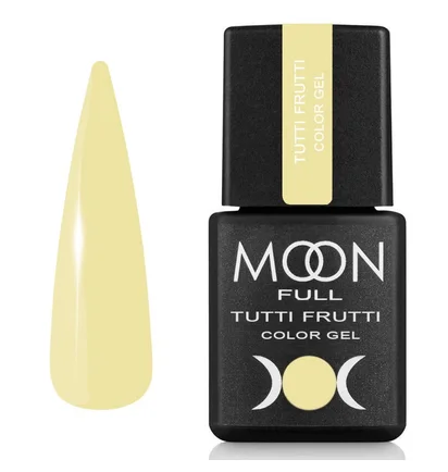 Lakier hybrydowy Moon Full Tutti Frutti Color #933, bladożółty, 8 ml
