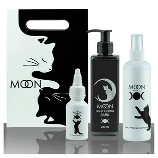 Лімітований набір Moon Full для догляду за руками #2: Prep & Cleanser 3-в-1 150 мл, лосьйон для рук Dark Moon 230 мл, рідке лезо Universal Liquid Blade 30 мл