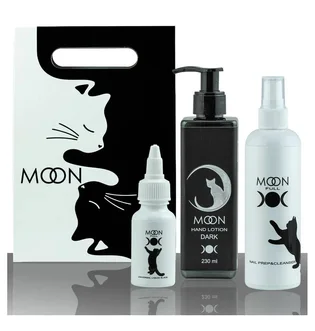 Лімітований набір Moon Full для догляду за руками #2: Prep & Cleanser 3-в-1 150 мл, лосьйон для рук Dark Moon 230 мл, рідке лезо Universal Liquid Blade 30 мл