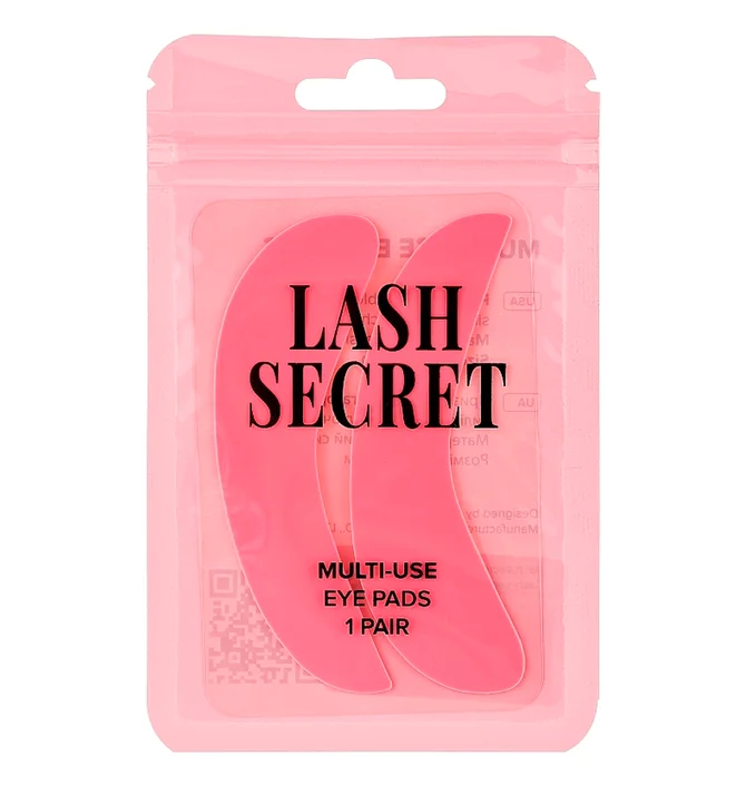 Многоразовые силиконовые патчи Lash Secret, розовые, 1 пара