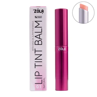 Відтінковий бальзам для губ ZOLA Lip Tint Balm, Natural #01, 3 г