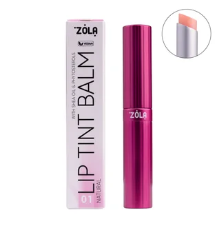 Koloryzujący balsam do ust ZOLA, Natural #01, 3 g