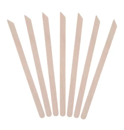 Wooden Waxing Spatula, with pointed tip