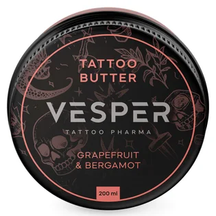 Masło-olejek do tatuażu Vesper, Grapefruit & Bergamot, 200 ml