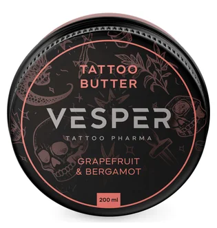 Masło-olejek do tatuażu Vesper, Grapefruit & Bergamot, 200 ml