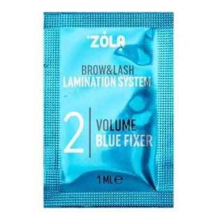 Засіб для ламінування ZOLA Color Lab #2 Volume Blue Fixer, саше, 3×1 мл