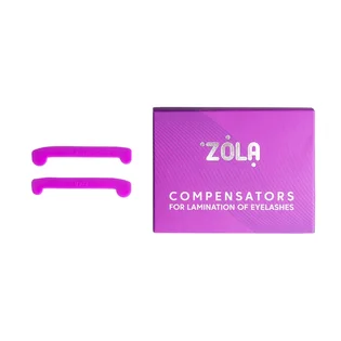 Компенсатори для ламінування вій ZOLA, фіолетові, 1 пара